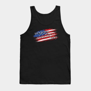 Happy Independence Day, July 4th United States of America Tank Top